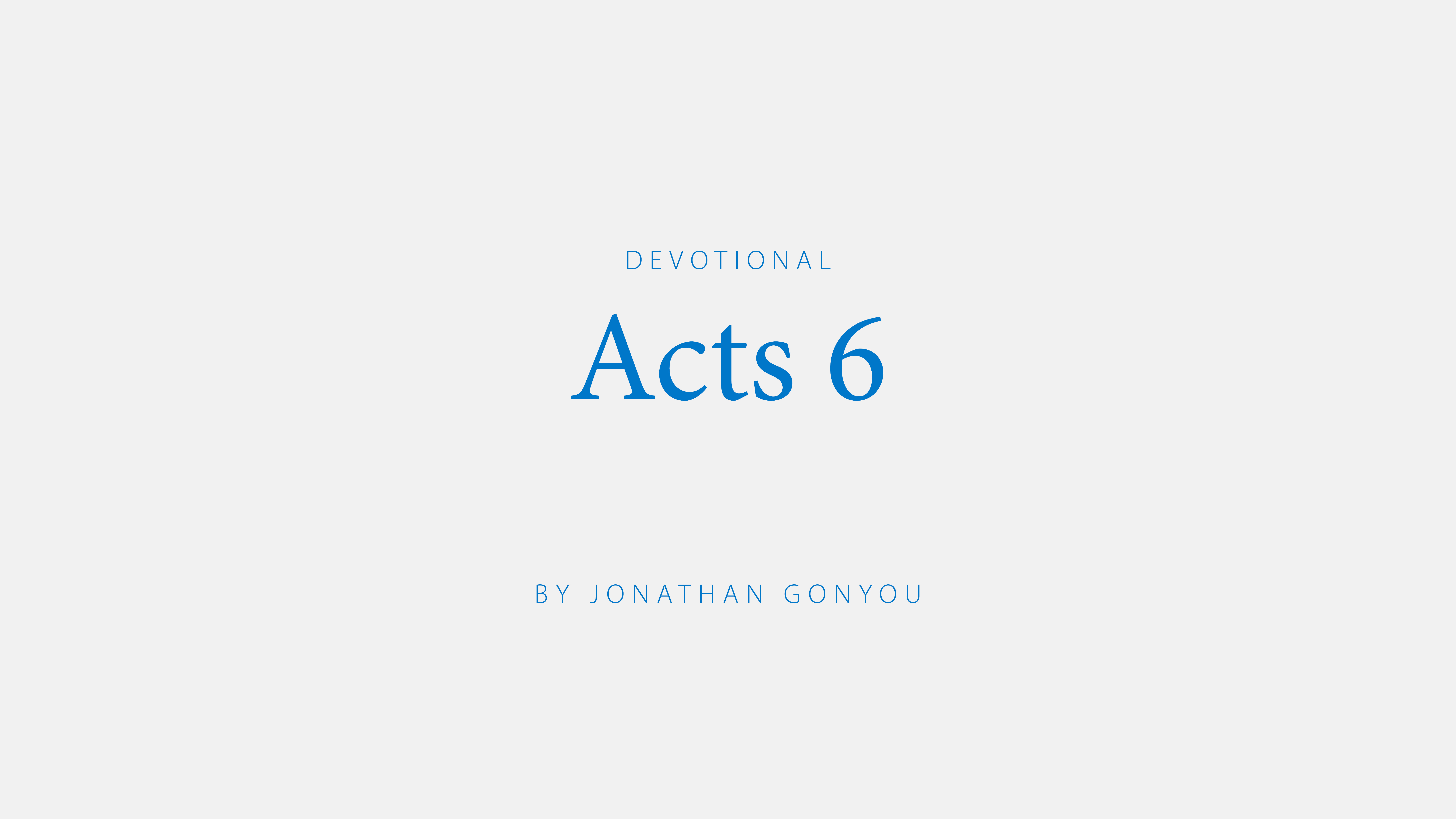 Acts 6